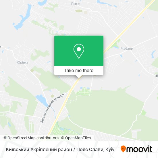 Київський Укріплений район / Пояс Слави map