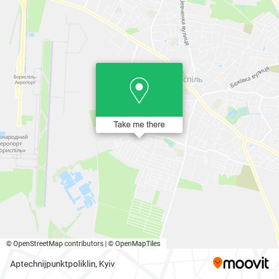 Карта Aptechnijpunktpoliklin