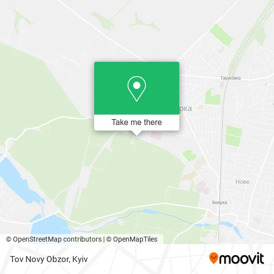 Карта Tov Novy Obzor