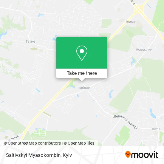 Saltivskyi Myasokombin map