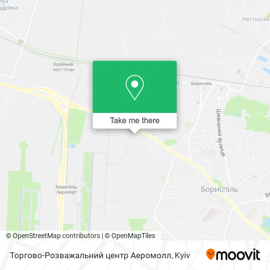 Торгово-Розважальний центр Аеромолл map
