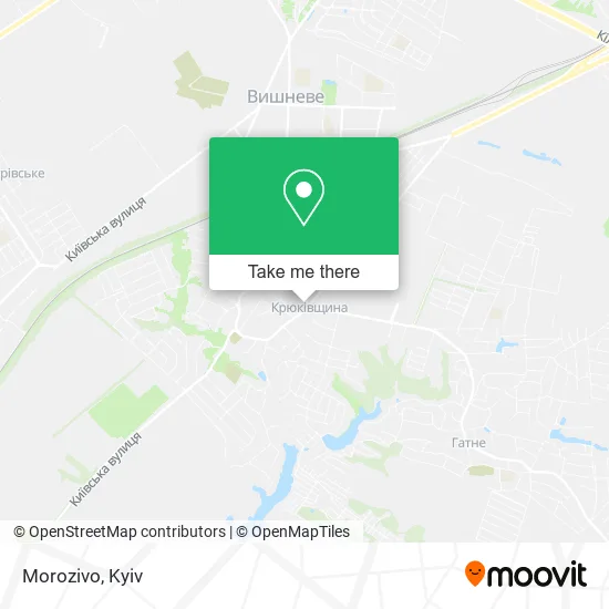 Карта Morozivo