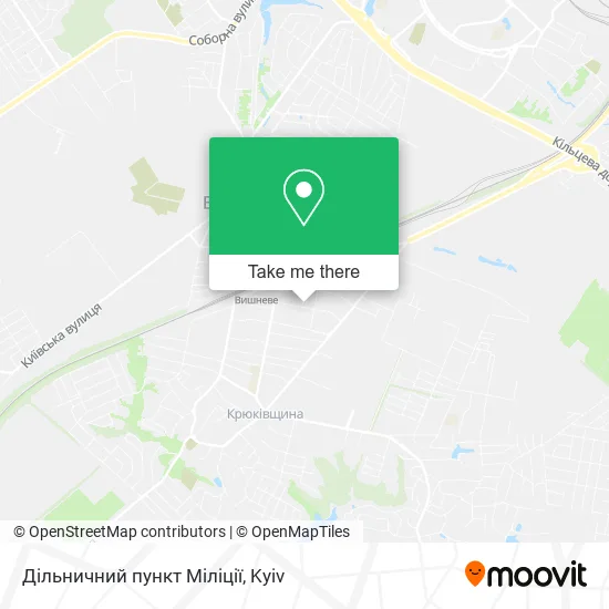 Карта Дільничний пункт Міліції