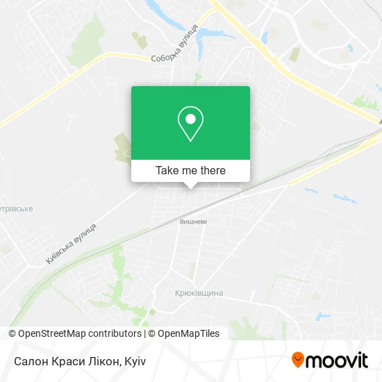 Карта Салон Краси Лікон
