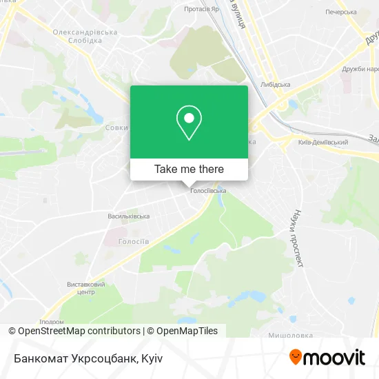 Карта Банкомат Укрсоцбанк