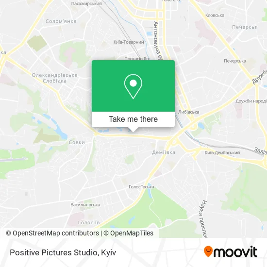 Positive Pictures Studio map