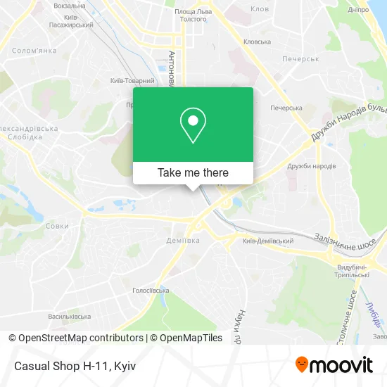 Карта Casual Shop H-11