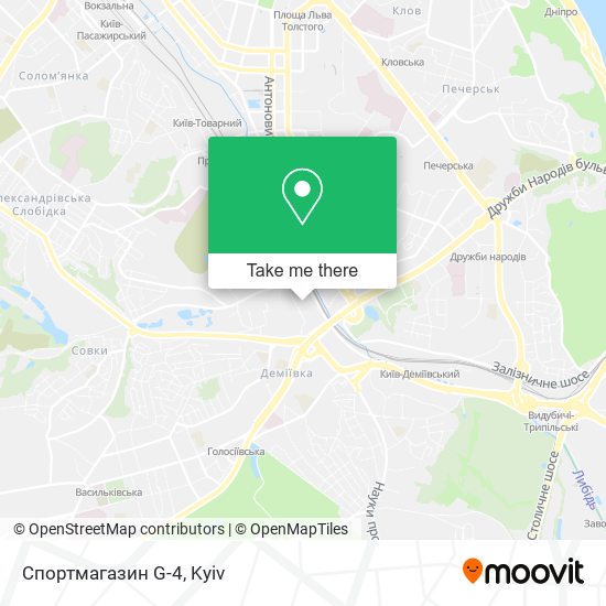 Спортмагазин G-4 map
