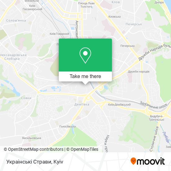 Украінські Страви map