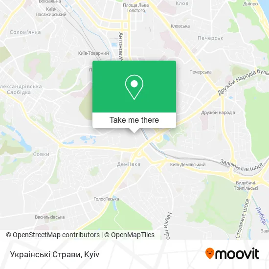 Карта Украінські Страви