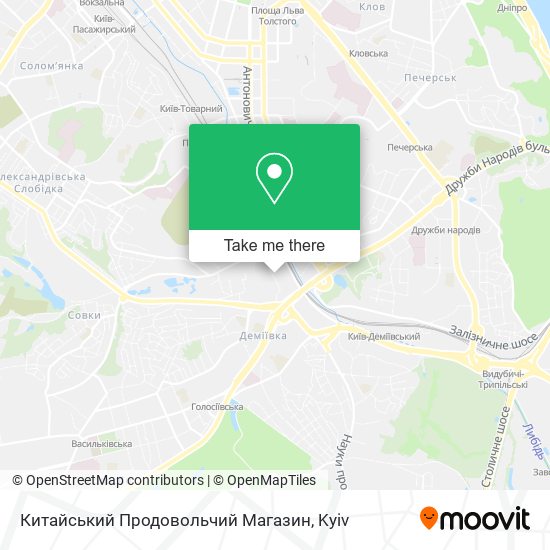 Карта Китайський Продовольчий Магазин