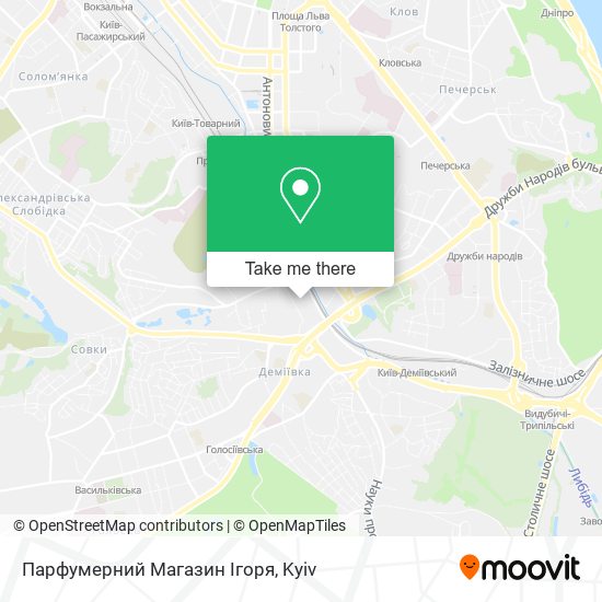 Карта Парфумерний Магазин Ігоря