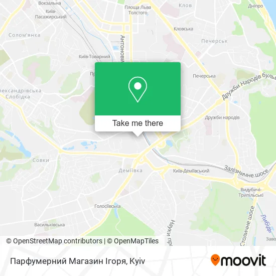 Парфумерний Магазин Ігоря map