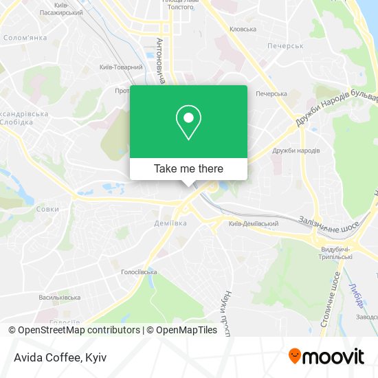 Avida Coffee map