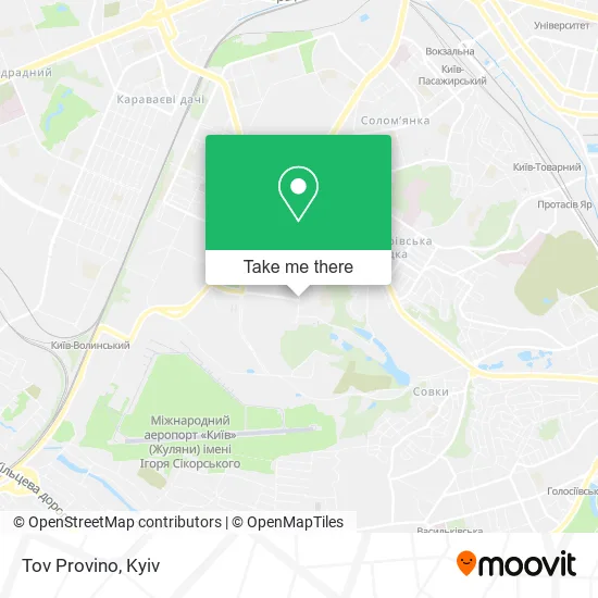 Карта Tov Provino