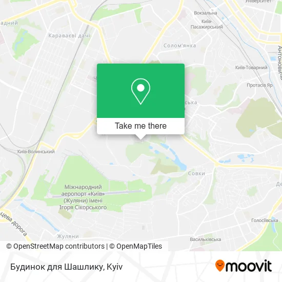 Карта Будинок для Шашлику