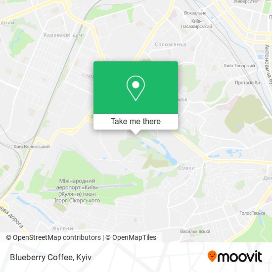 Blueberry Coffee map