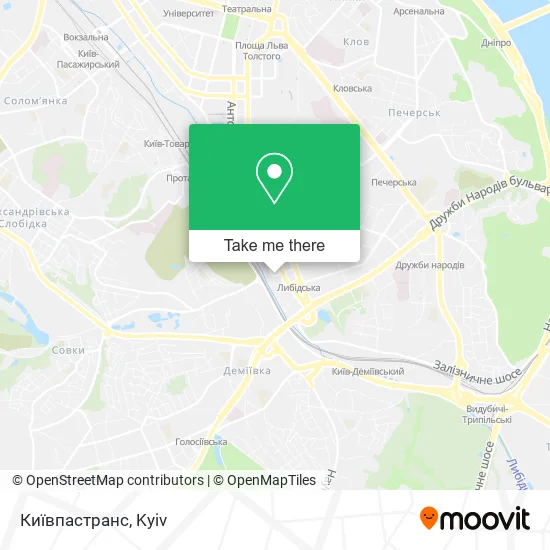 Київпастранс map