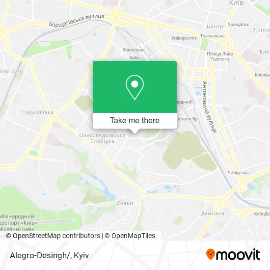 Карта Alegro-Desingh/