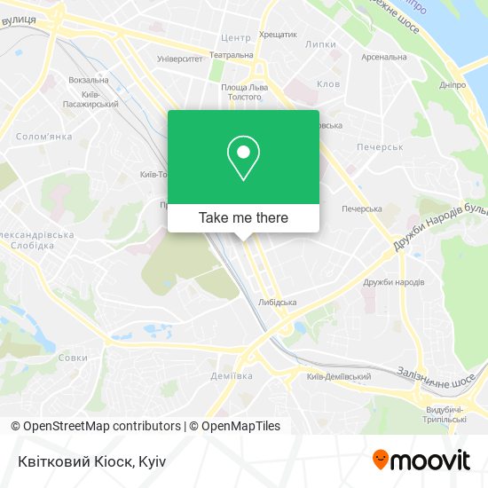 Квітковий Кіоск map