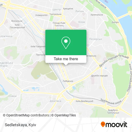 Карта Sedletskaya