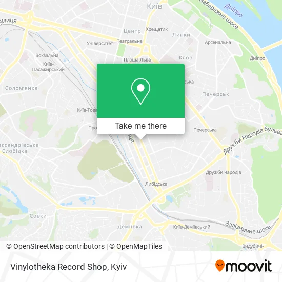 Карта Vinylotheka Record Shop