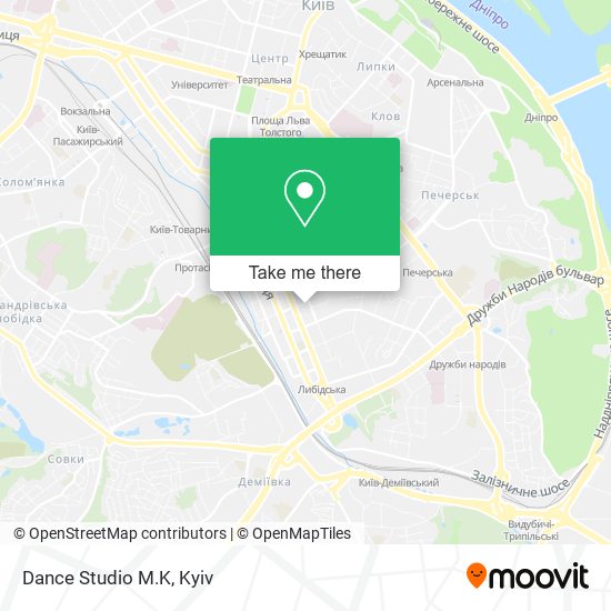 Dance Studio M.K map