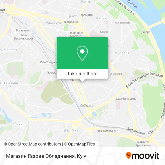 Магазин Газове Обладнання map