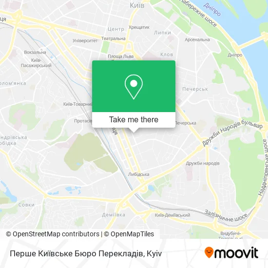 Перше Київське Бюро Перекладів map