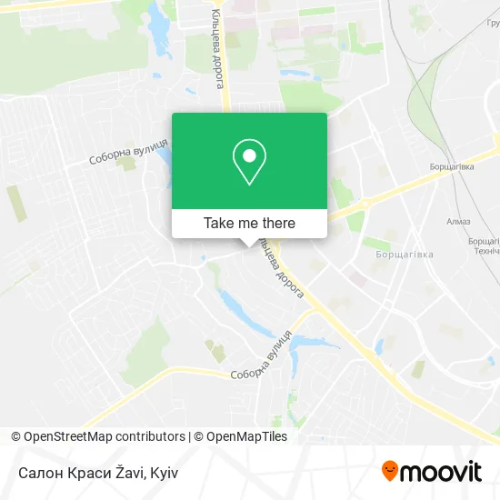Карта Салон Краси Žavi