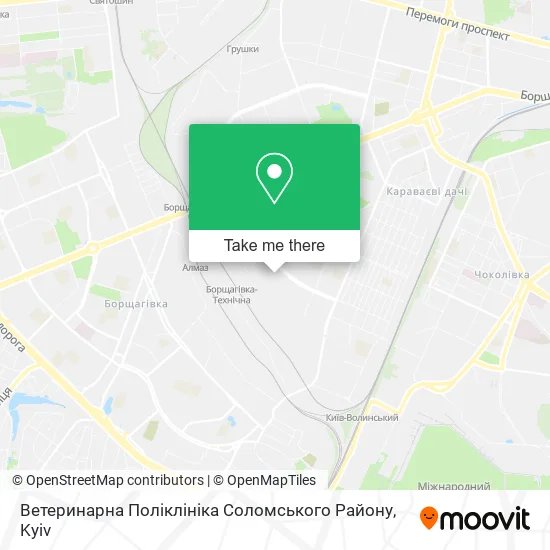 Ветеринарна Поліклініка Соломського Району map