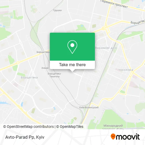 Avto-Parad Pp map