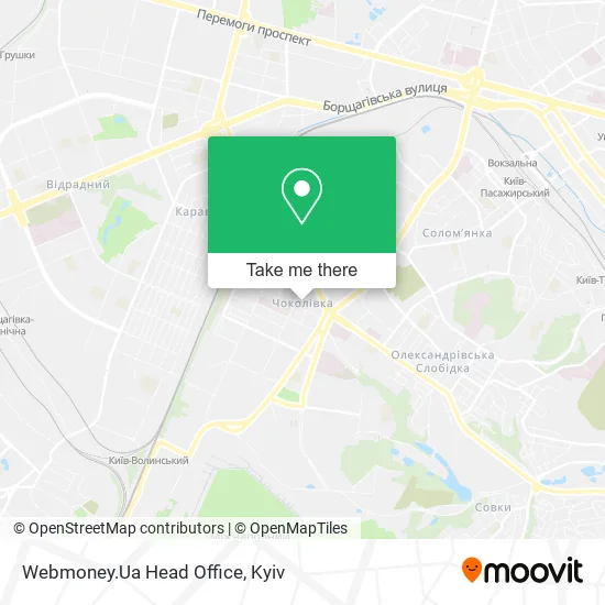 Карта Webmoney.Ua Head Office