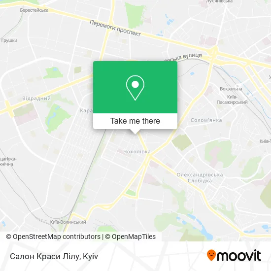Карта Салон Краси Лілу