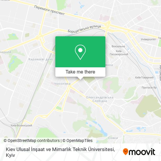 Kiev Ulusal İnşaat ve Mimarlık Teknik Üniversitesi map