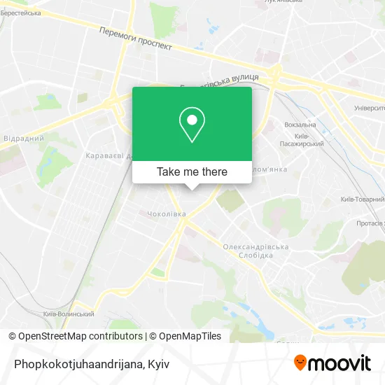 Карта Phopkokotjuhaandrijana