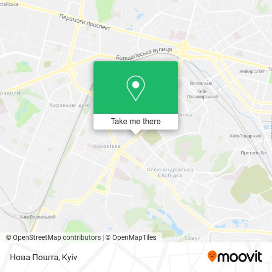 Нова Пошта map