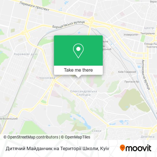 Дитячий Майданчик на Території Школи map