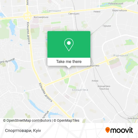 Карта Спорттовари