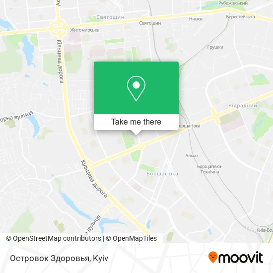 Островок Здоровья map