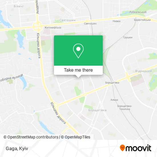 Карта Gaga