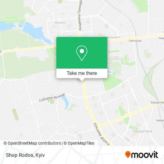 Карта Shop Rodos