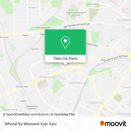 Whotel by Westend Kyiv map