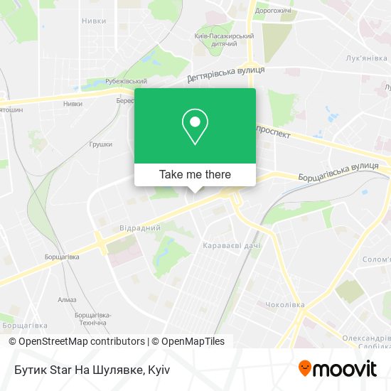 Бутик Star На Шулявке map