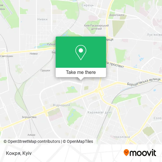 Карта Кокря