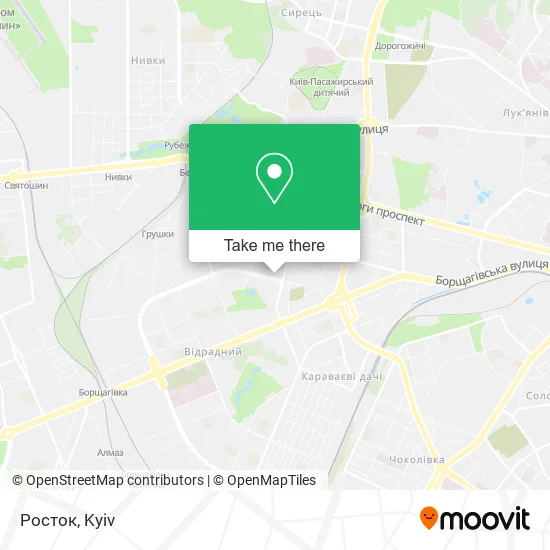 Карта Росток
