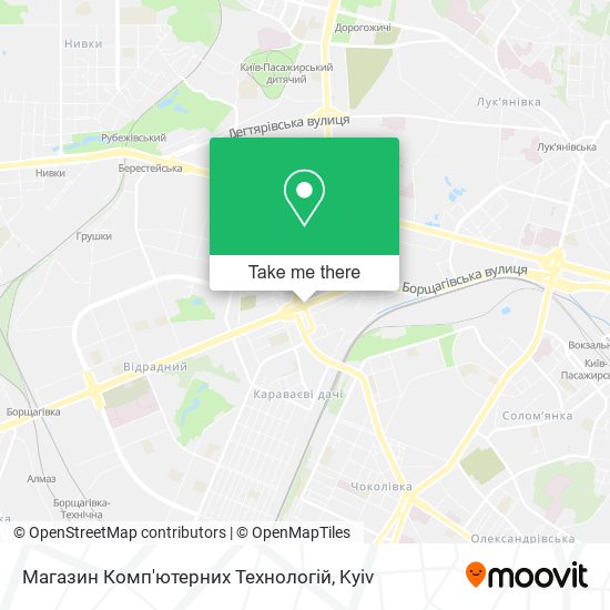 Карта Магазин Комп'ютерних Технологій