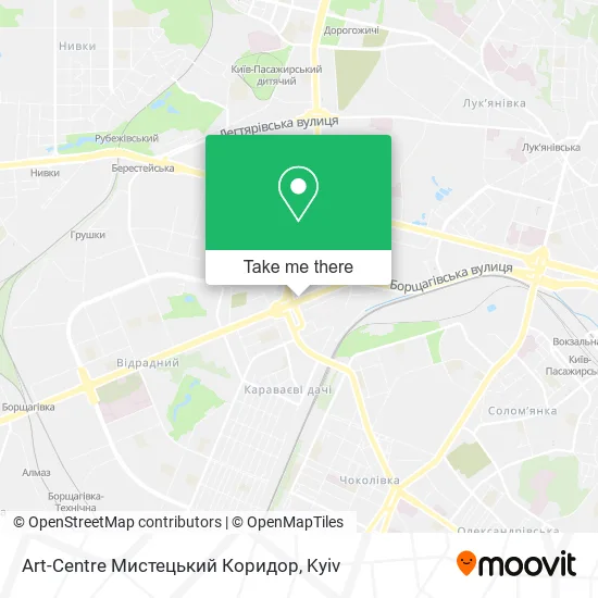 Карта Art-Centre Мистецький Коридор