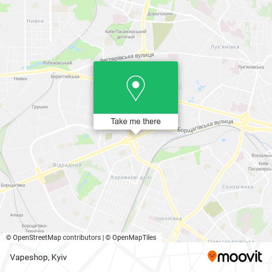 Vapeshop map