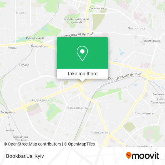 Карта Bookbar.Ua